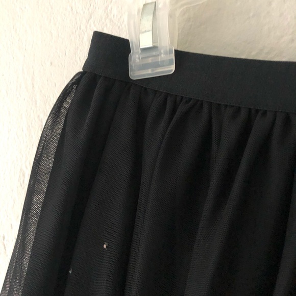 ❌SOLD❌Tulle Ballet Skirt / Black w/ Rhinestones - Picture 6 of 10